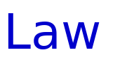 Law & Order шрифт