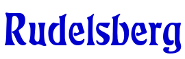 Rudelsberg шрифт