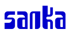 Sanka шрифт